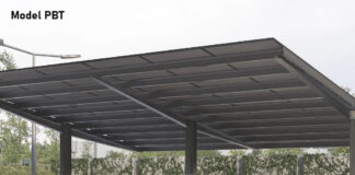 Carport fotowoltaiczny Artbud Lachowski – zadaszenie samochodu i miejsce na instalację PV